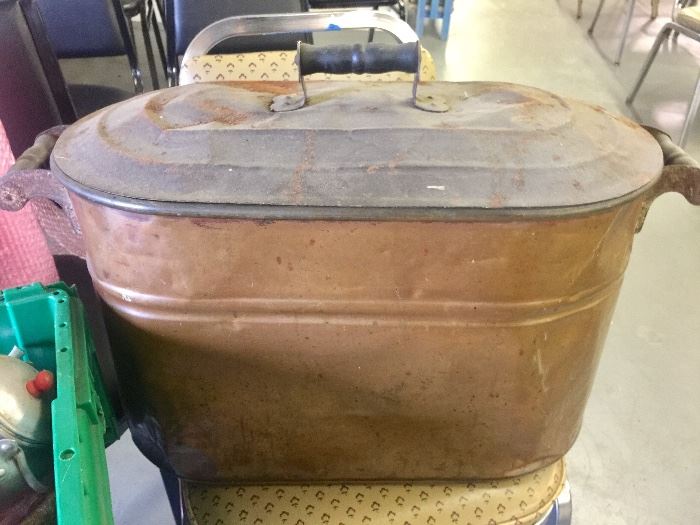 Copper Boiler pot and top