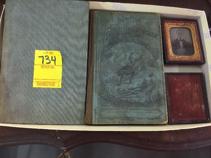 antique  Book and photo 