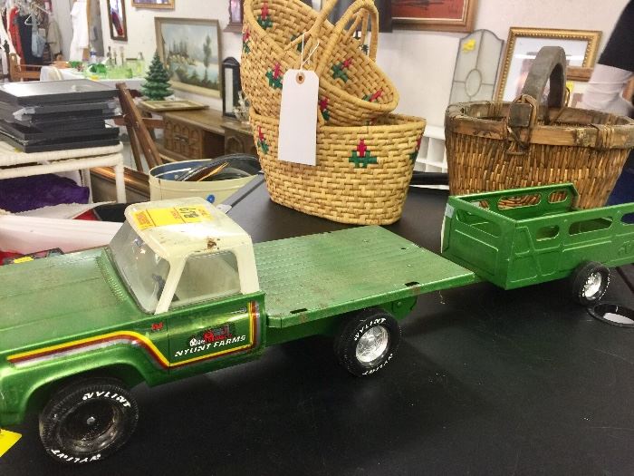 Vintage Toy truck and trailer
