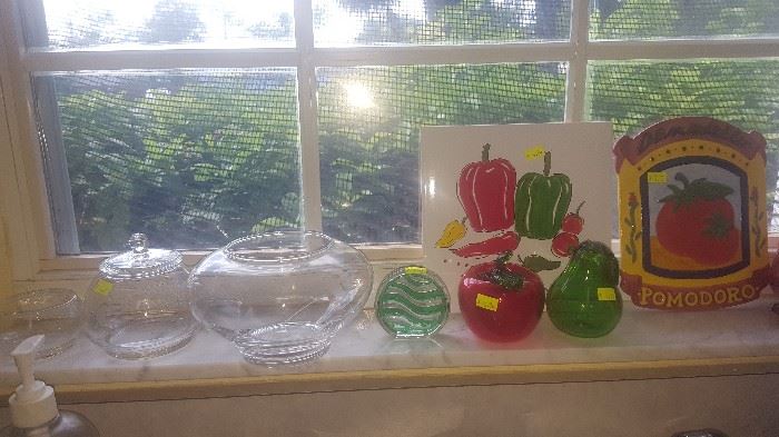 Princess House Glassware, Glass Veggie's, Hot Plate