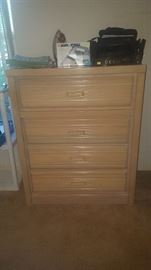 Blonde Wood Chest Of Drawers