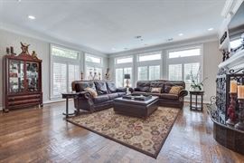 Antique Empire Cabinet, Cirque 1800's, Mahogany with original wavy glass.
