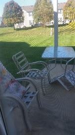 lawn furniture 2 different sets