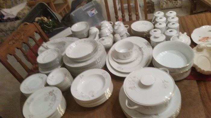 HAVILAND CHINA AND A DIFFERENT SECOND SET