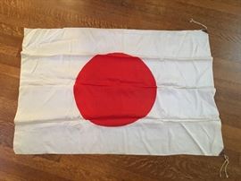 WW II era Japanese  Hinomaru Flag