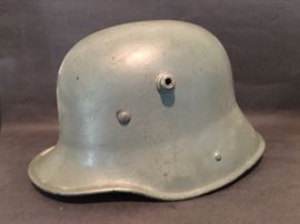 Old WWI German M metal military helmet