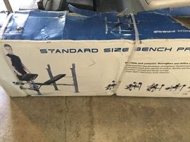 New in box bench press