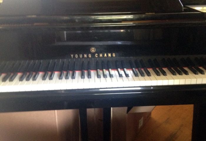 Young Chang polished ebony baby grand piano!