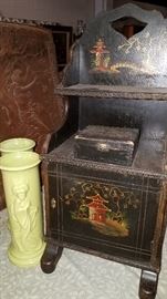 Oriental smoking cabinet