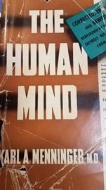 Signed Karl Menninger, M.D. "The Human Mind"