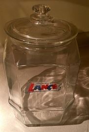 Lance Peanuts Large Glass Canister!