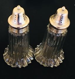 Salt and pepper large glass