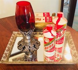 Beautiful candle holder with butane candle