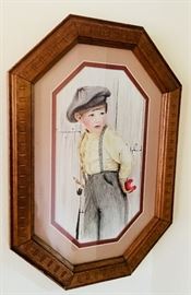 Sweet picture of small boy.