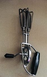 Vintage Egg Beater. Nothing better than this collectible item!!