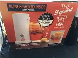 New in box tea maker