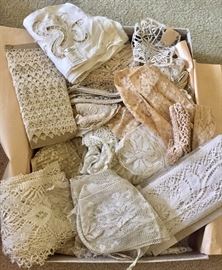 ANTIQUE LACE ALL IN GREAT CONDITION 