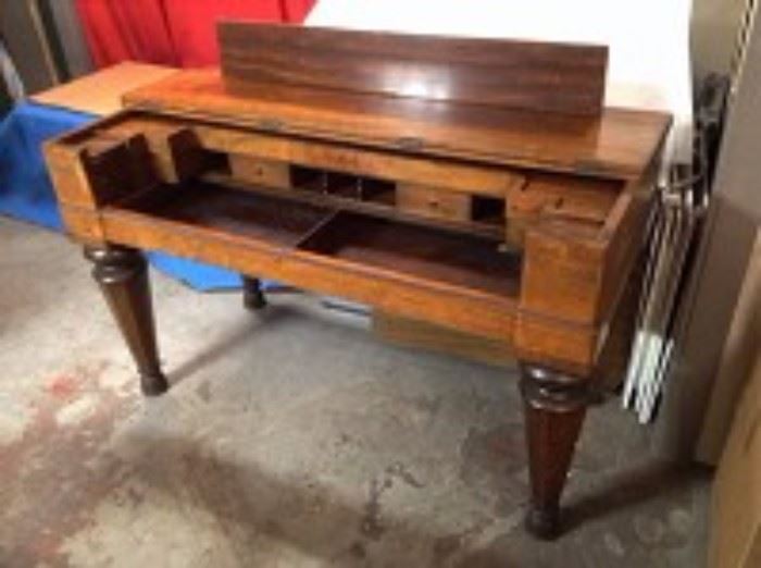  Antique Jacobean Style Desk 