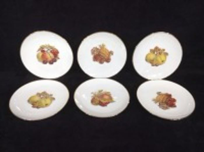 Alboth And Kaiser Porcelain Fruit Plates