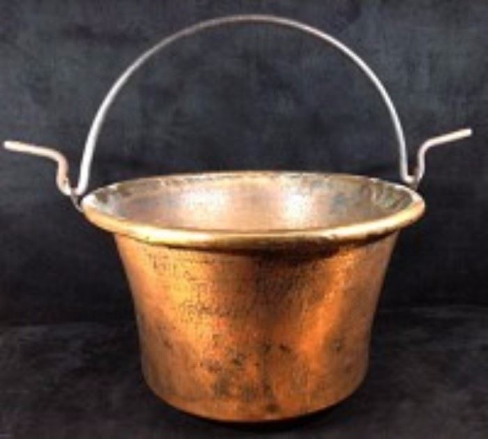 Hammered Copper Boiling Pot 
