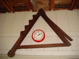 Antique Wood Buggy Jack