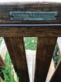 Wheelchair manufacturing label