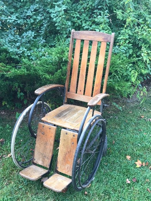 Wooden wheelchair manufactured in Perrysburg Ohio