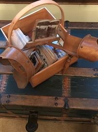 Stereoscopic viewers and photo cards 