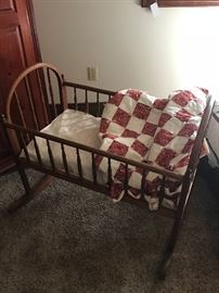 Antique Cradle . Could be used in farmhouse decor