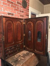 Beautiful Woodworkers Cabinet . The inside