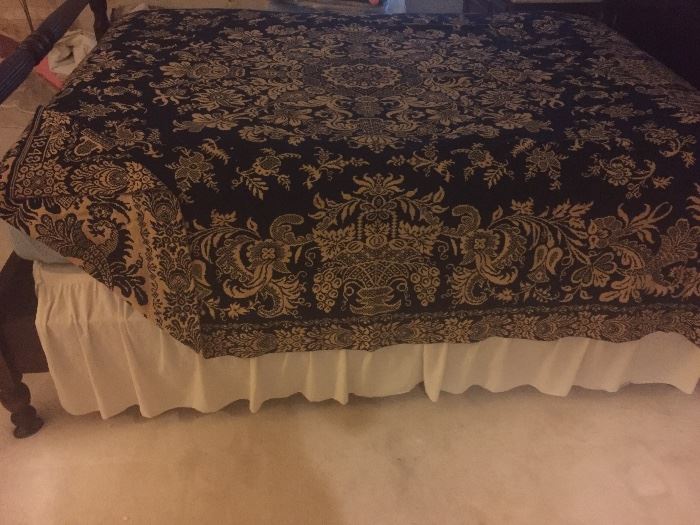coverlet made in 1843 excellent condition