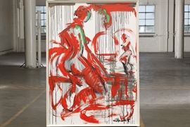 Goran Hausenkamp (Swedish, B.1962)- Modern Abstract Acrylic On Canvas