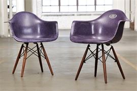 Case Study Arm Chair Dowel In Grape #1