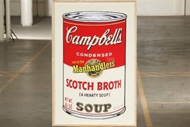 Modern Color Campbell's Soup Print- "Manhandler's Scotch Broth"
