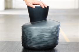 Guaxs Pukao Sky/Indigo Blue Round Vase