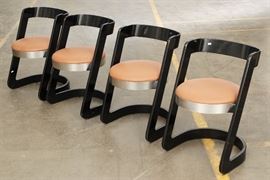 Set Of Four Mid Century Modern Chairs