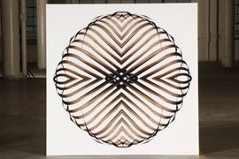 Massive Contemporary Color Photograph Mounted On Plexiglass