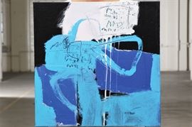 Jorge Luis Santos (contemporary Cuban Artist)- Mixed Media On 