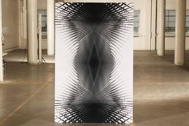 Massive Contemporary Abstract Photograph Mounted On Plexiglass