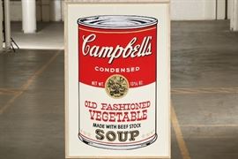 Modern Color Campbell's Soup Print- "Old Fashioned Vegetable"