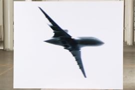 Massive Contemporary Color Photo Mounted On Plexiglass- Jetliner