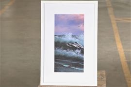 Signed Modern Acrylic On Paper- Seascape