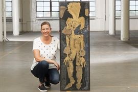 1950's Modern School Mixed Media