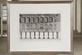 Giovanni Battista Piranesi Engraving- Ancient Amphitheater Elevation