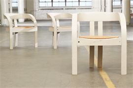 Set Of Three Elisa Chairs By Giovanni Bassi For Poltronova