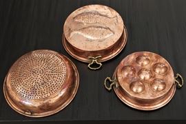 Group Of Copper Ware