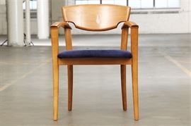 Sillala Mid Century Cherry Armchair