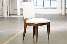 Single French Art Deco Side Chair In Rosewood