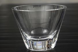 Orrefors Oval Crystal Bowl
