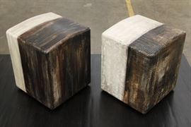 Pair Of MOS Design Ceramic Garden Seats